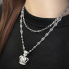 TINY LOVE CUFF NECKLACE