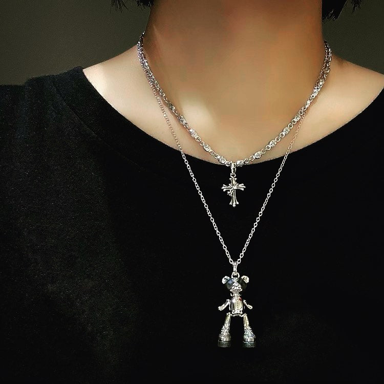 TINY CROSS CHAIN