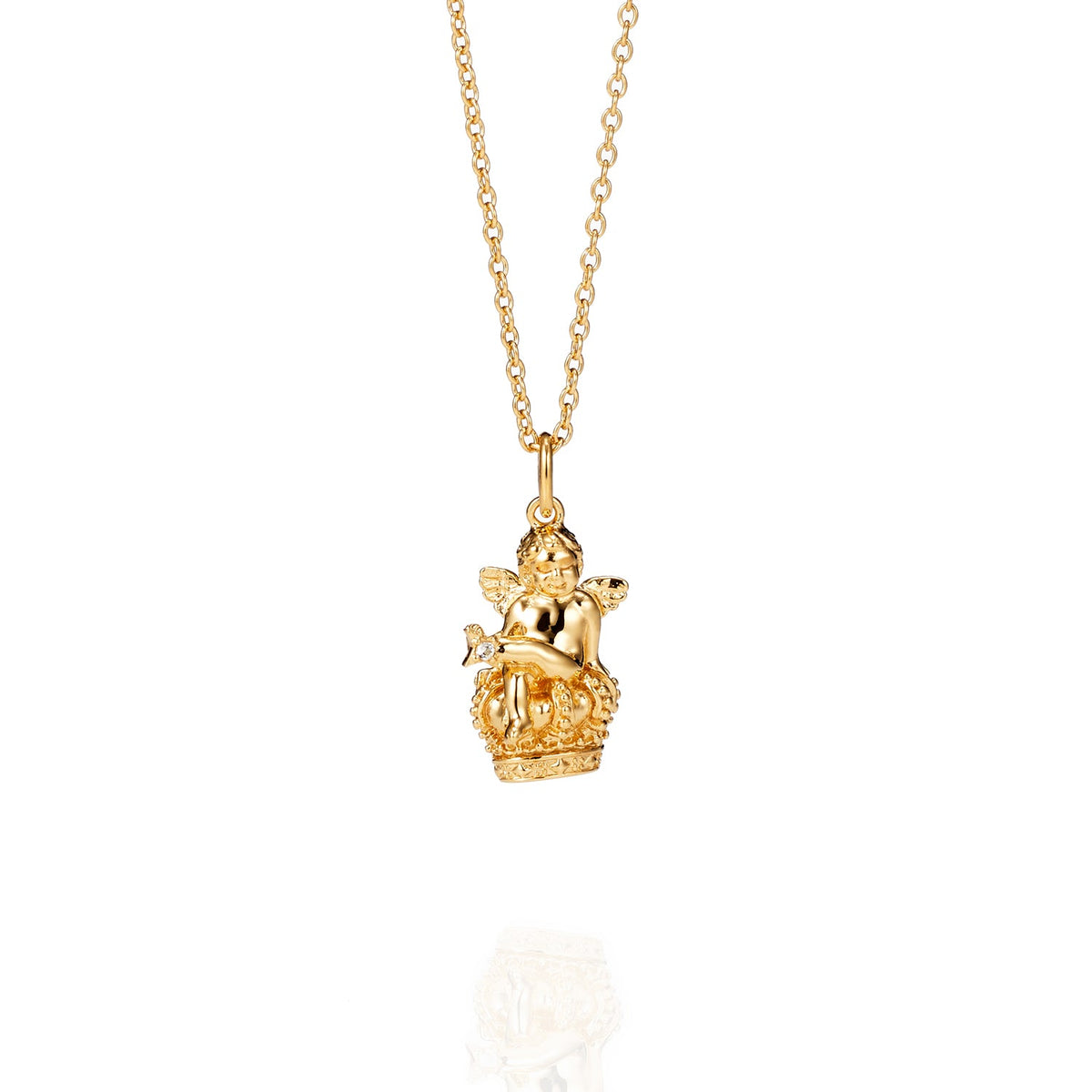 LOVE WARRIOR/CROWN NECKLACE