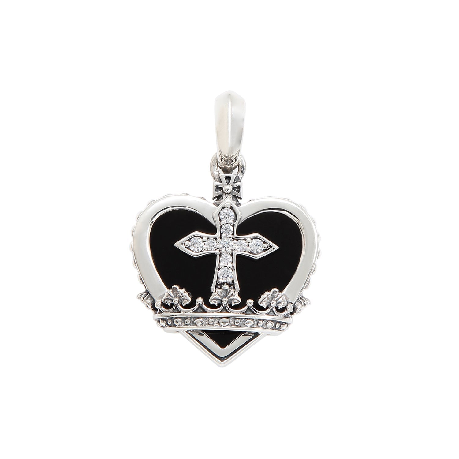 BLACK HEART PENDANT