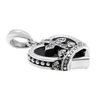 BLACK HEART PENDANT