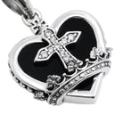 BLACK HEART PENDANT