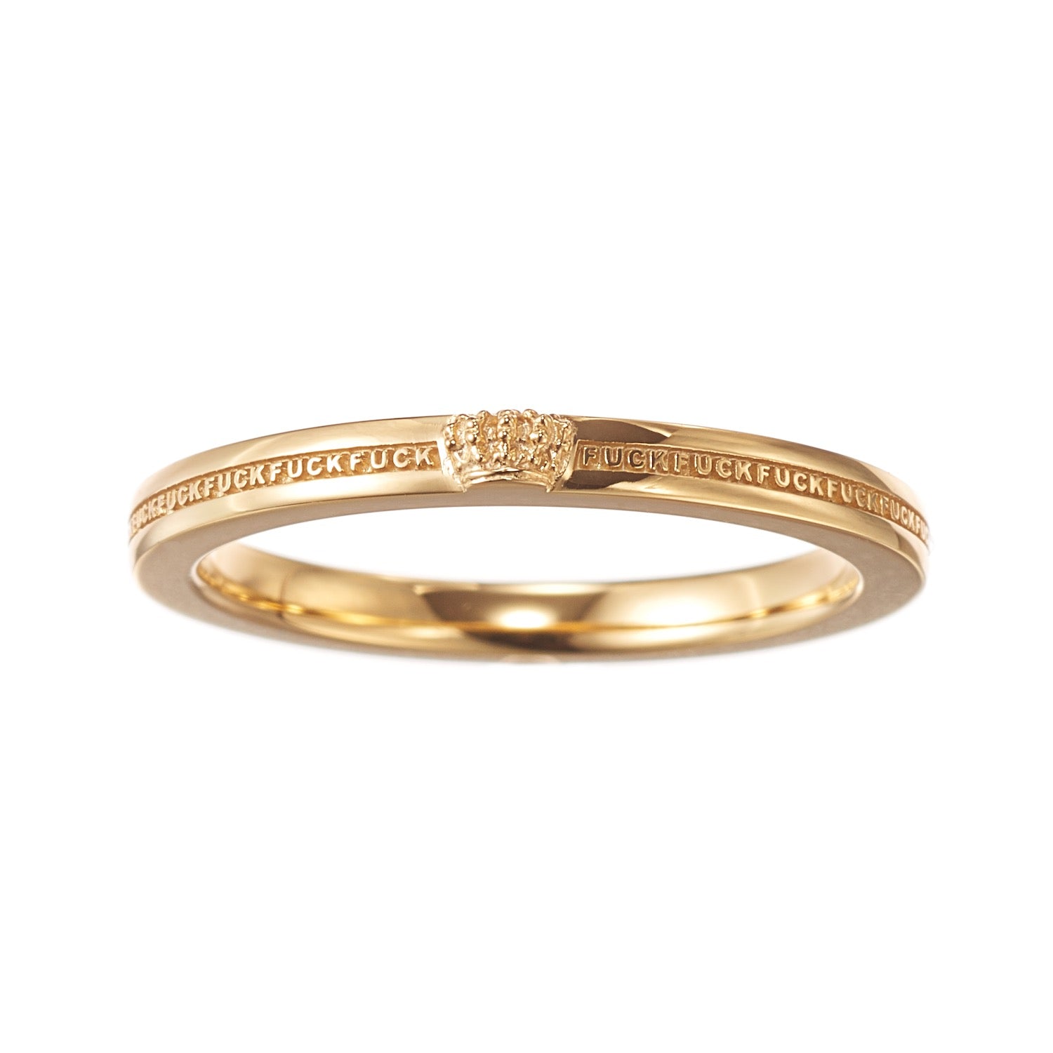 D-CIPHER RING 'FUCK'