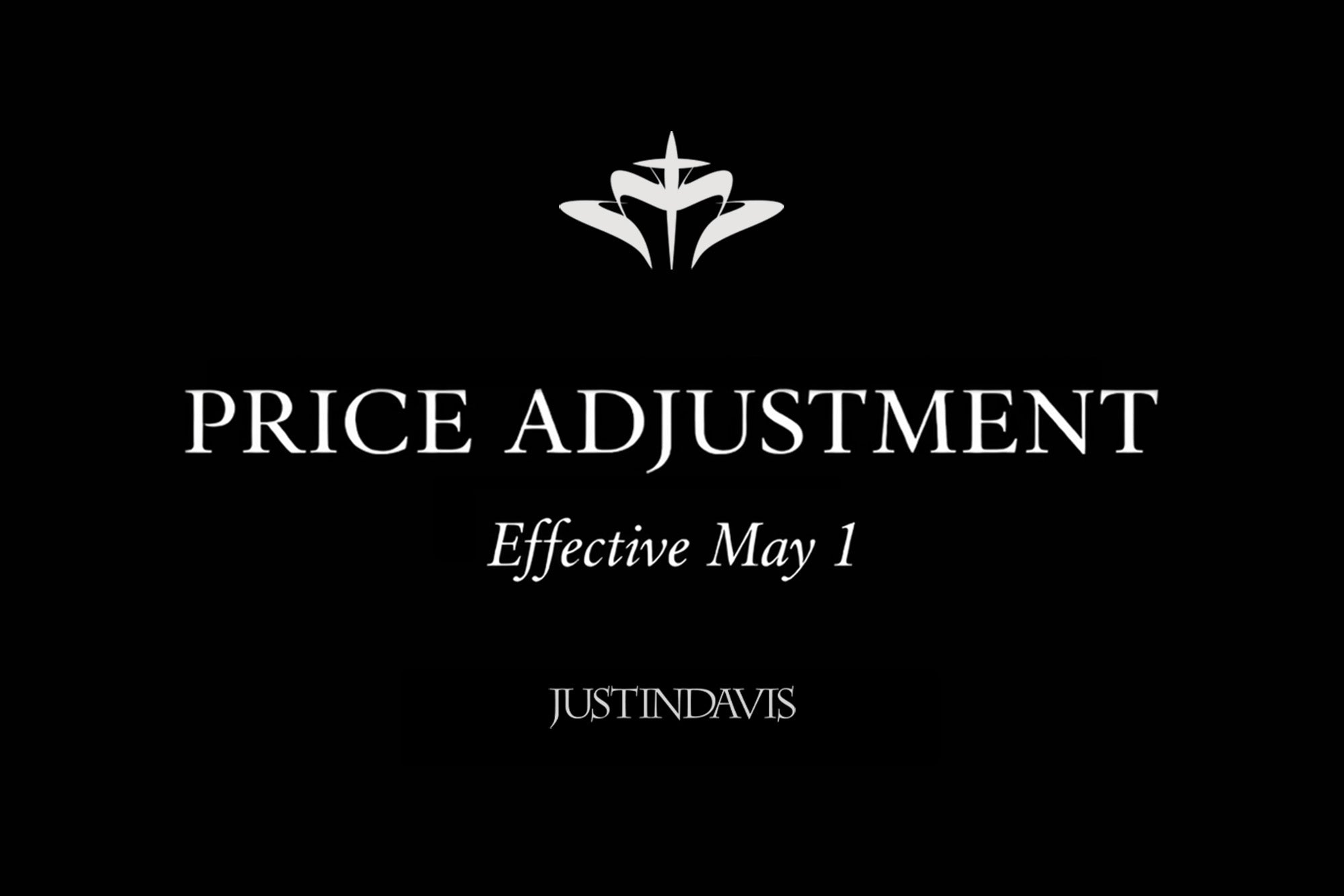 Pricing Update Notice