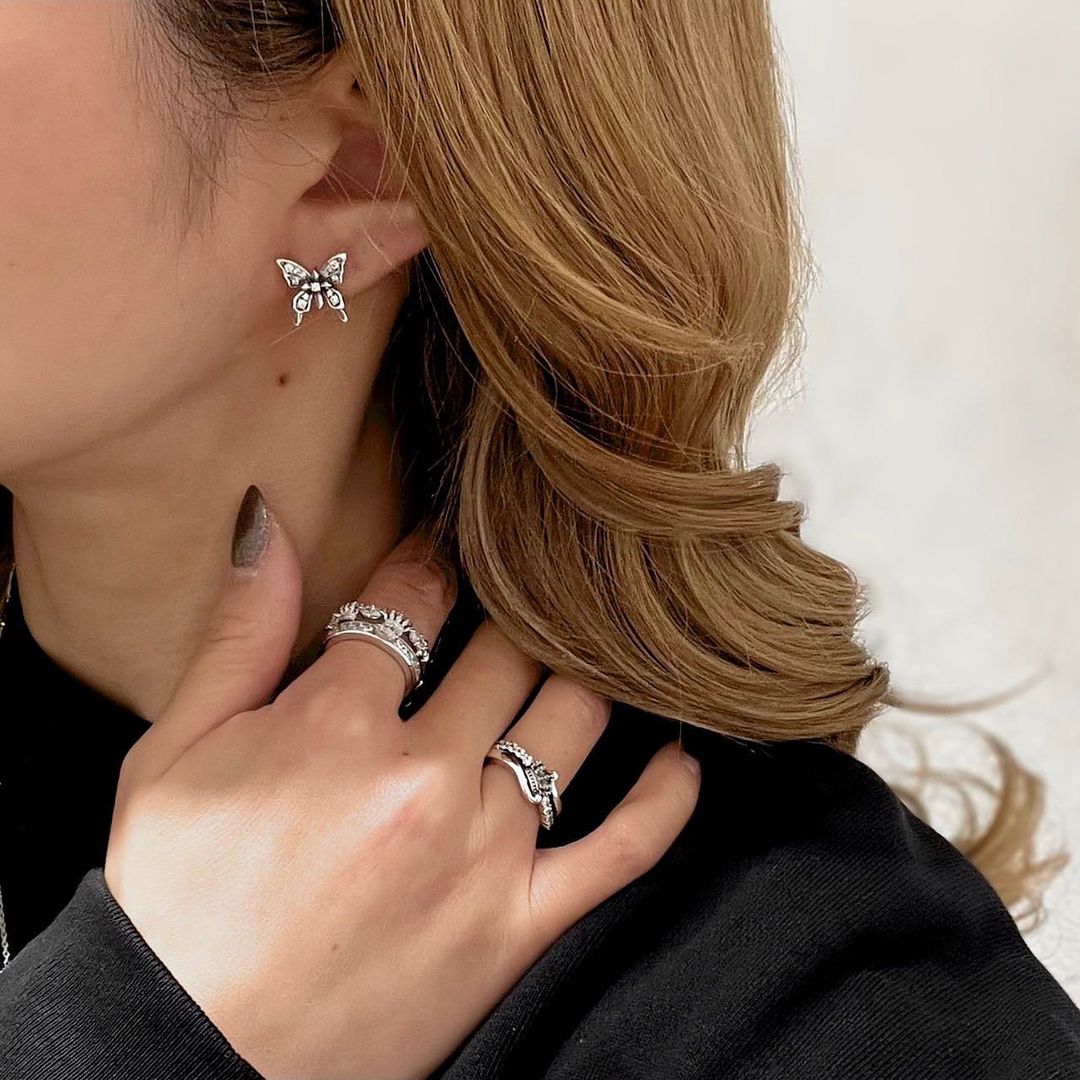 swallowtail butterfly earrings 