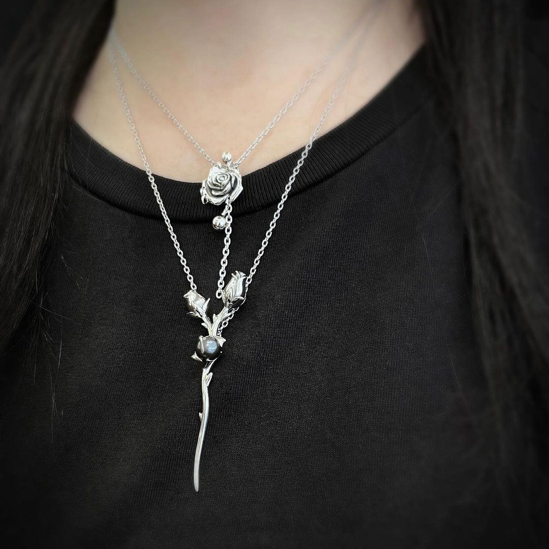 HOLY ROSES  NECKLACE