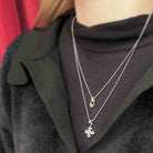 YOUR FLOWER / PAVE NECKLACE