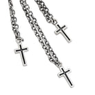 DANGLING CROSS EARRING