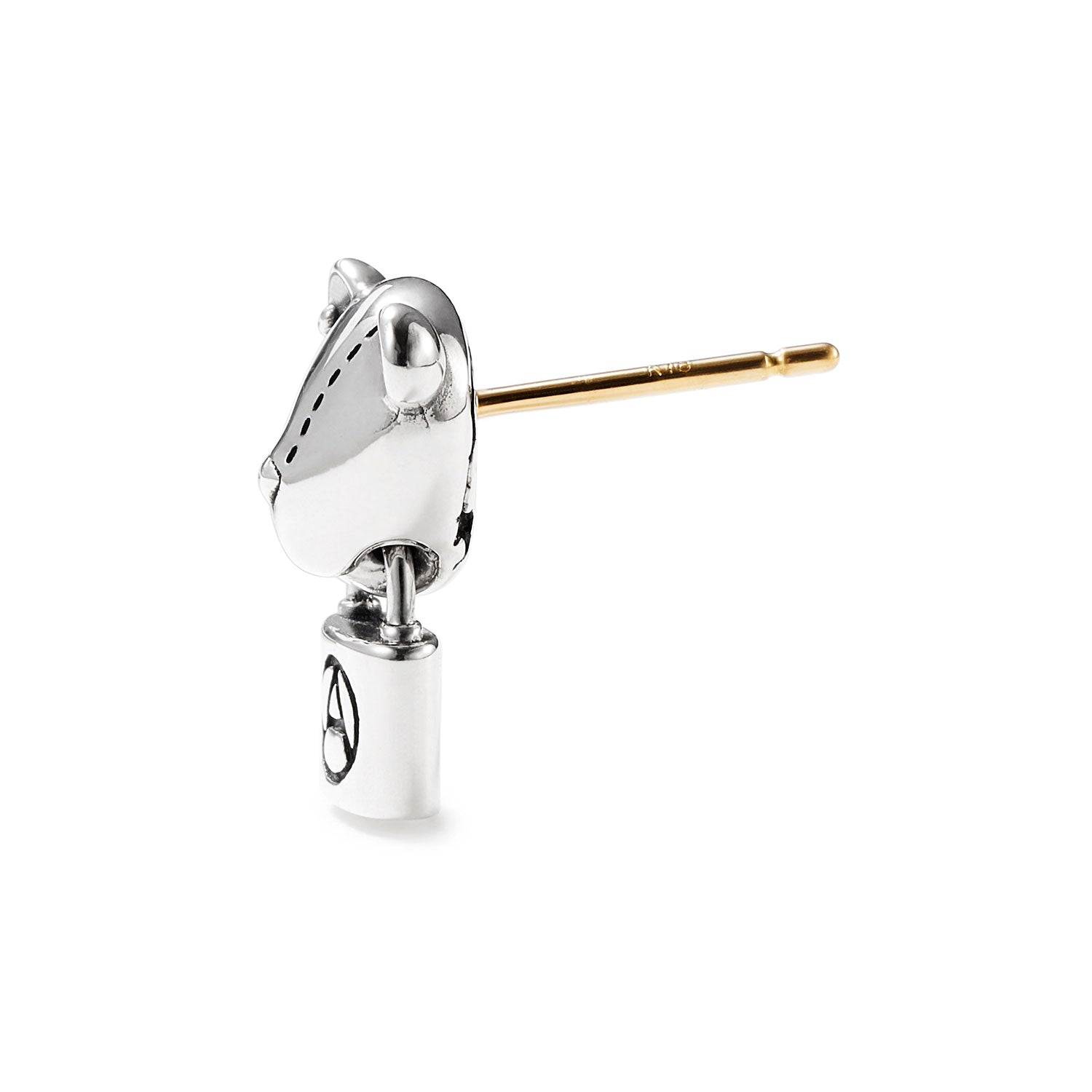 SICK BOY/PADLOCK EARRING