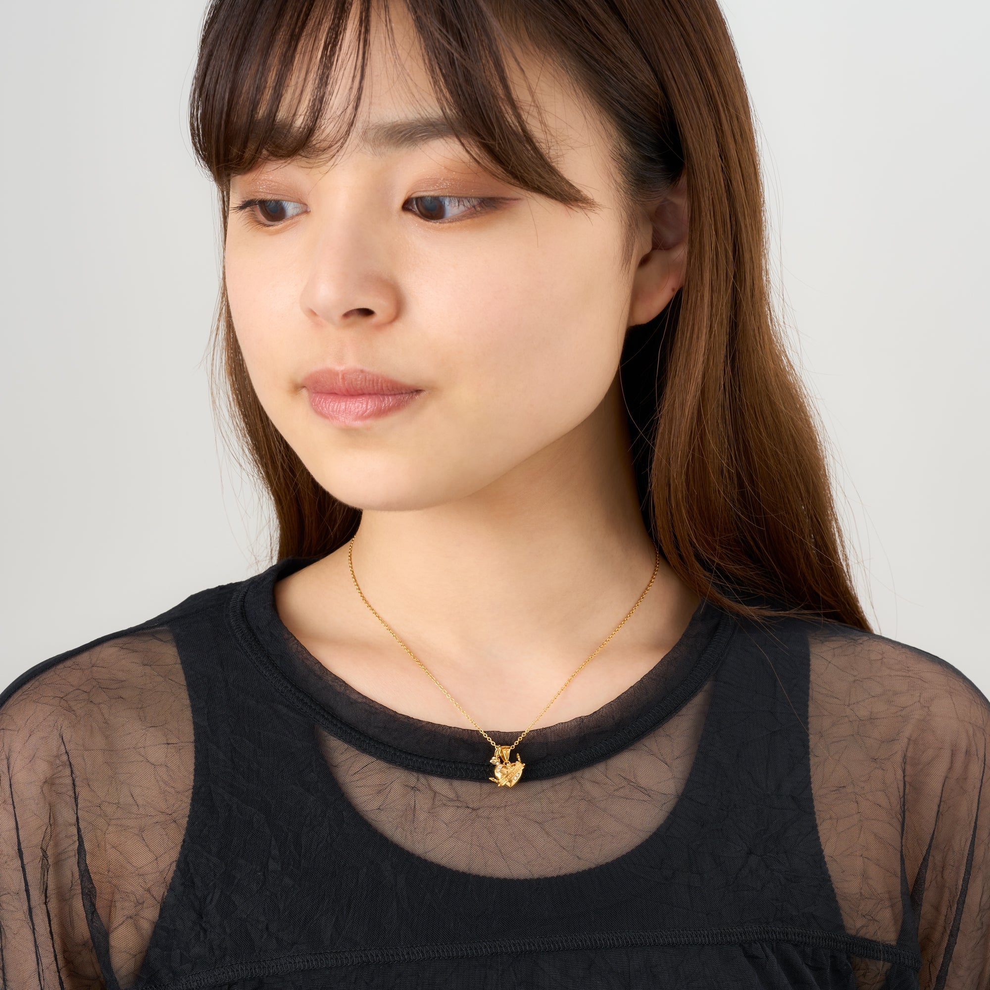 新品◆JUSTIN DAVIS◆CHARMING NECKLACE◆38cm◆ 送料、代引手数料無料】 ◇ 【中古品】 ジャスティンデイビス