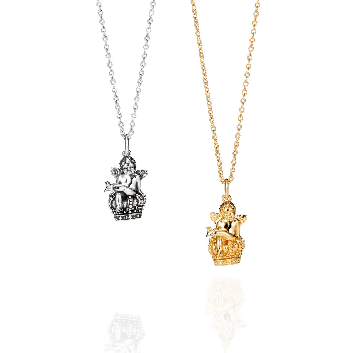 LOVE WARRIOR/CROWN NECKLACE
