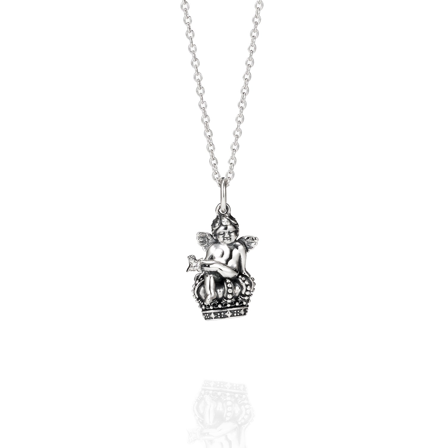 LOVE WARRIOR/CROWN NECKLACE