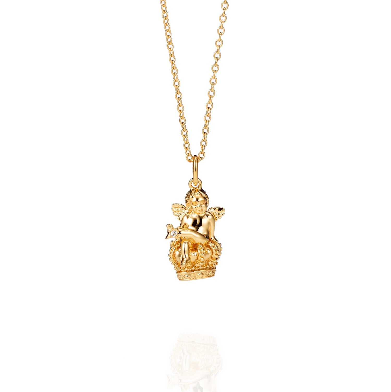 LOVE WARRIOR/CROWN NECKLACE
