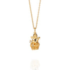 LOVE WARRIOR/CROWN NECKLACE