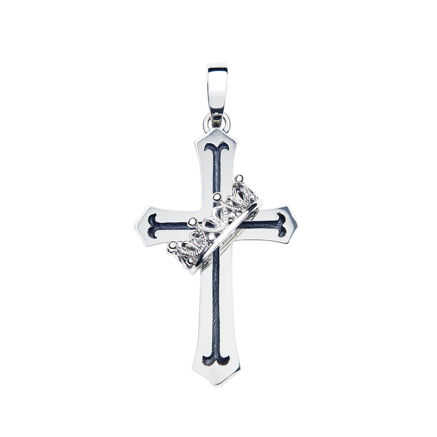 CROSS with CROWN PENDANT