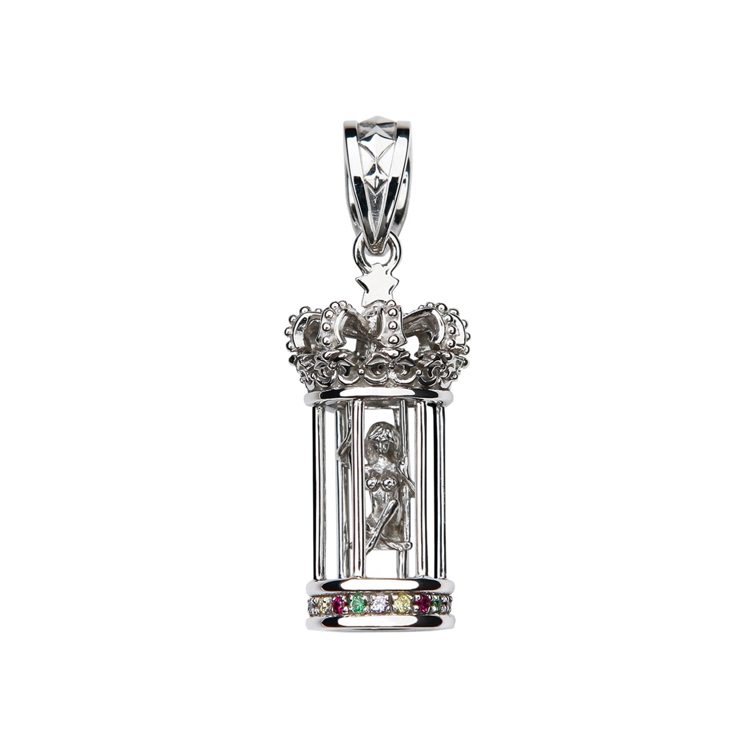 CAGED DIVA PENDANT