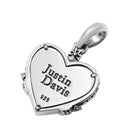 BLACK HEART PENDANT