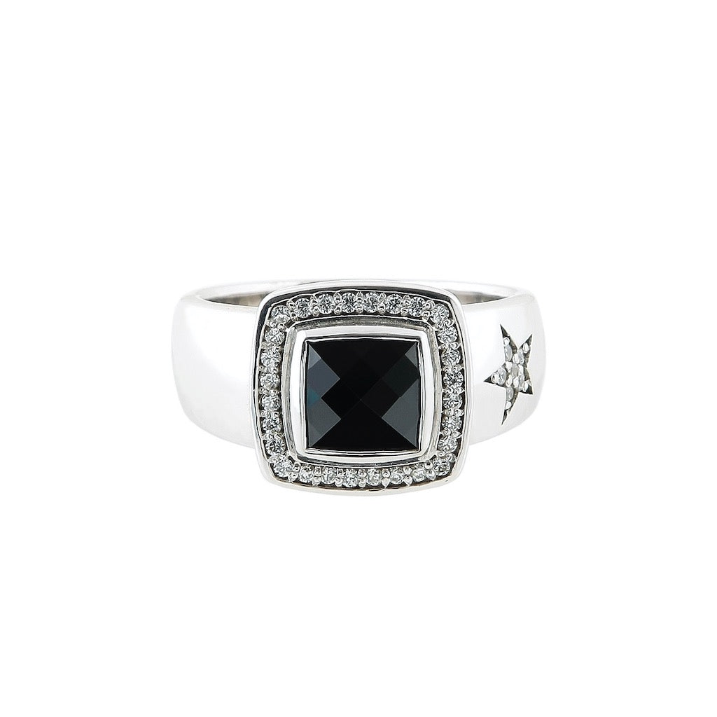 BABY M.TS RING(Black/Clear)
