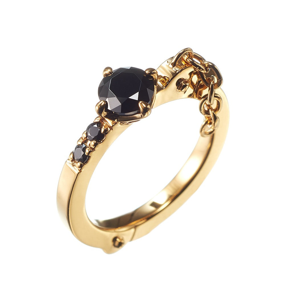 Justin Davis SRJ330 MOSH RING 9号 BLACK THE WAY I AM リング | ジャスティン デイビス（JUSTIN DAVIS