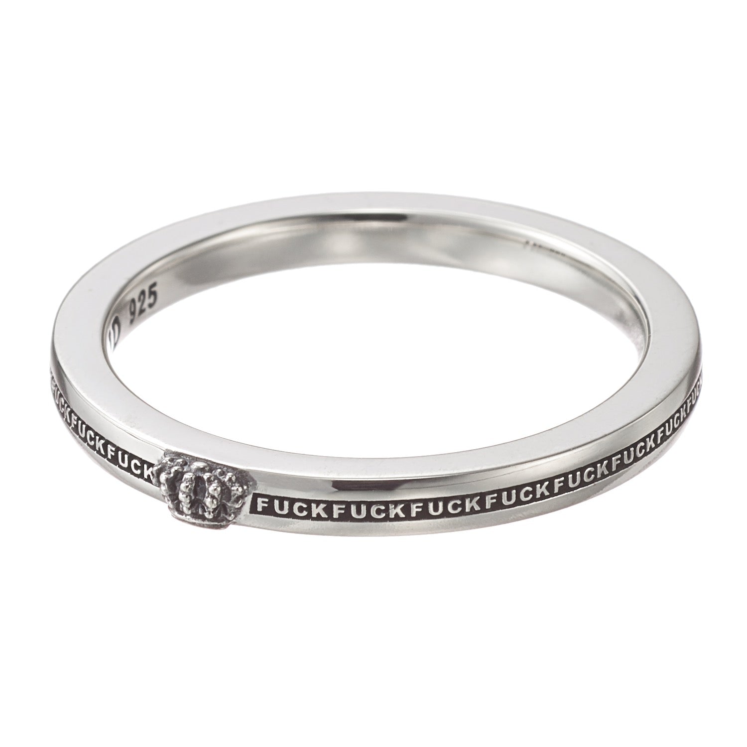 D-CIPHER RING 'FUCK'
