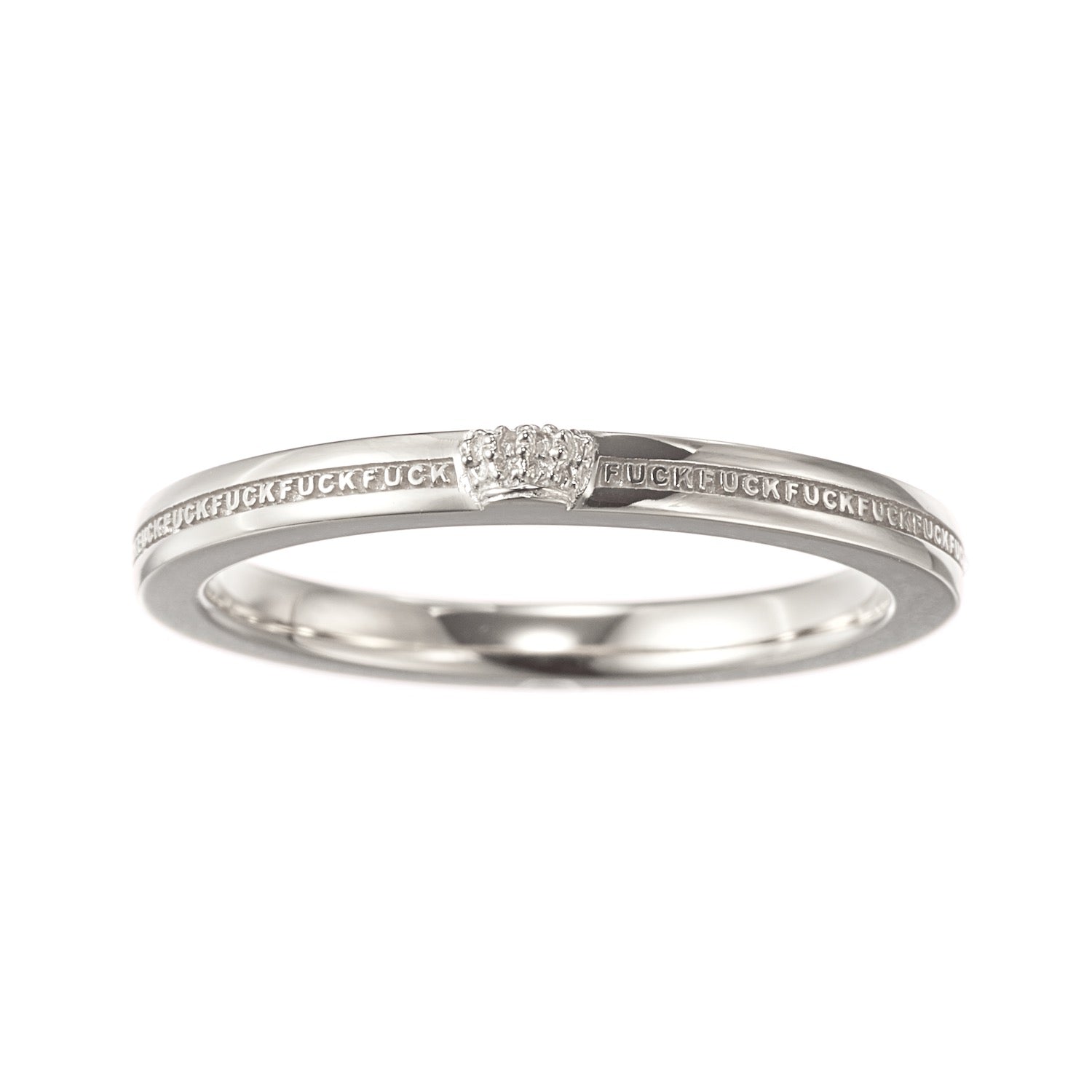 D-CIPHER RING 'FUCK'